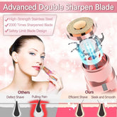 2 In 1 Electric Eyebrow Trimmer And Shaver | Flawless Hair Remover For Women | Painless Facial Hair Removal Device |