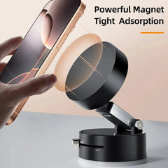 Magnetic Car Phone Holder, Strong Magnetic Mount with 360° Rotation, Universal Air Vent Phone Holder for iPhone & Android