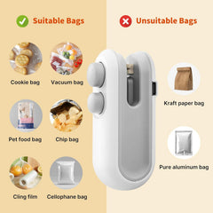Portable Mini Bag Sealer for Food Storage