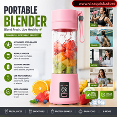 Portable USB Rechargeable Juice Blender