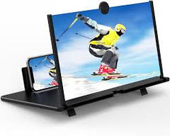 Foldable Mobile Screen Magnifier with HD Display 3D HD Smartphone Screen Magnifier for Eye Protection