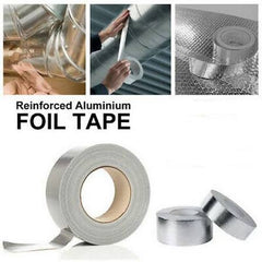 Aluminum Foil Waterproof Tape – Heavy Duty Leak Repair Seal Tape for Roof, Pipe, Wall & Gutter